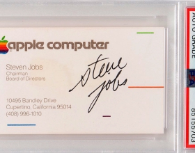 Có chữ ký Steve Jobs, tấm danh thiếp tầm thường được định giá đến 4.5 tỷ